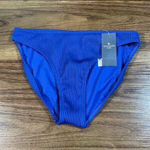 Abercrombie Kids Girls Size 15/16 Blue Ribbed Swim Bottom Swimwear NWT Beachwear